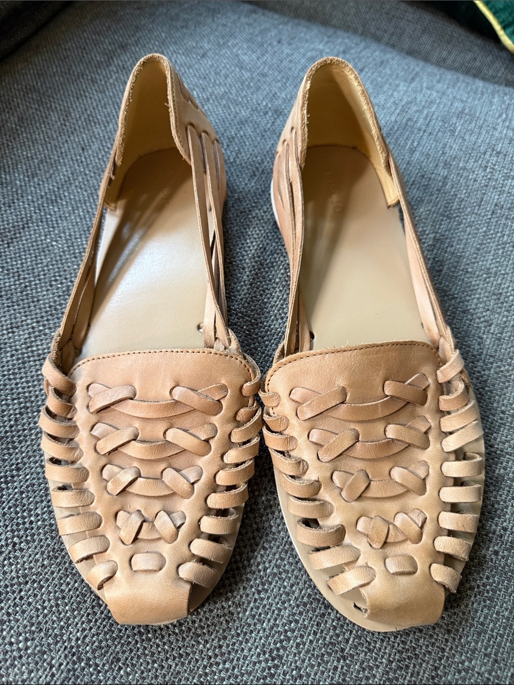 Nisolo Huaraches, EUC, 10, Tan